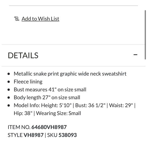 ✨Snake Skin Sweatshirt✨ - Picture 4 of 4